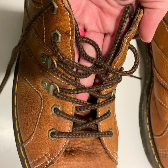 Vintage Dr Martens Men\'s Size 12 Brown Leather Finnegan Style Boots main image 6